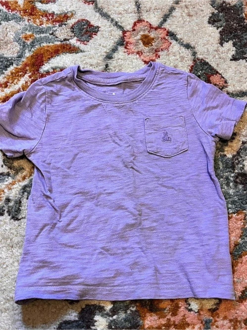 baby gap Brannan's Favorites Pocket T-Shirt Purple Girls Size 3 Years